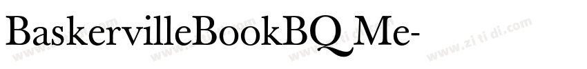 BaskervilleBookBQ Me字体转换
